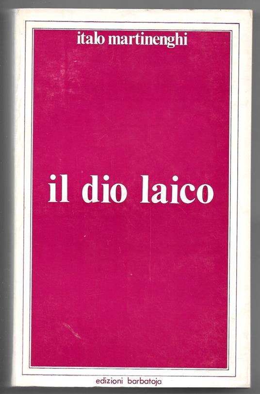 Il Dio laico - copertina