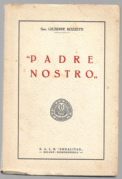 Padre Nostro - Giuseppe Bozzetti - copertina