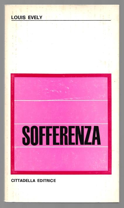 Sofferenza - Louis Evely - copertina