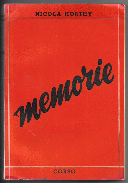 Memorie - copertina