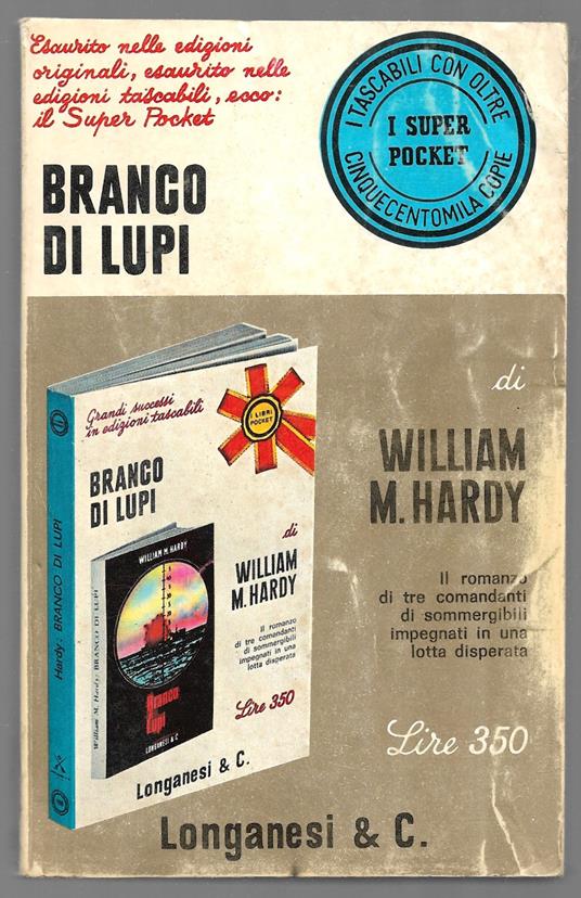 Branco di lupi - William Hardy - copertina