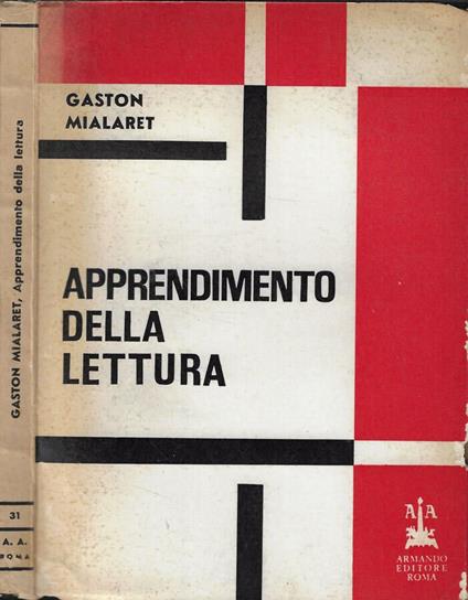 Apprendimento della lettura - Gaston Mialaret - copertina