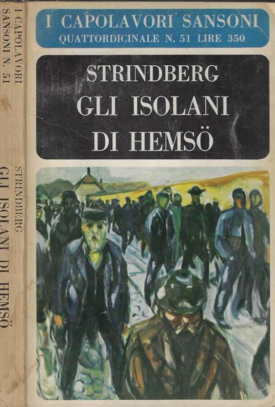 Gli isolani di Hemso - August Strindberg - copertina