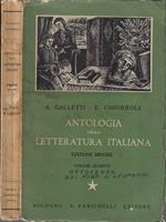 Antologia della letteratura italiana Vol. IV