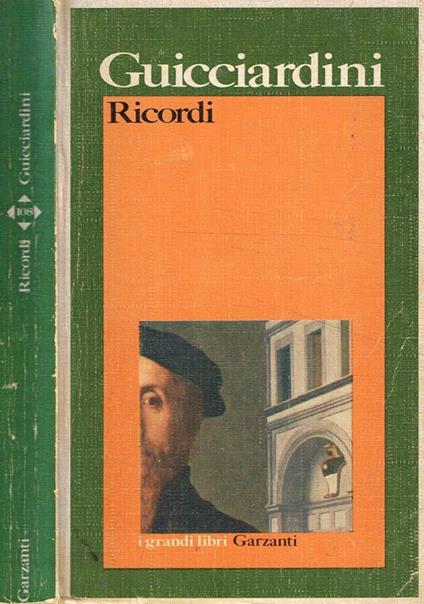 Ricordi - Francesco Guicciardini - copertina