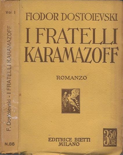 I Fratelli Karamazoff. Vol. I - Fëdor Dostoevskij - copertina