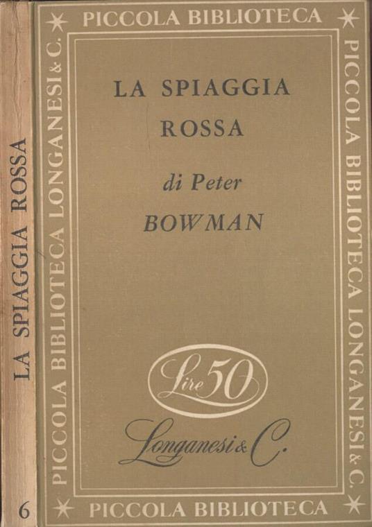 La spiaggia rossa - Peter Bowman - copertina