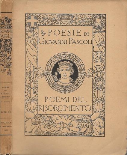 Poemi del Risorgimento - Giovanni Pascoli - copertina