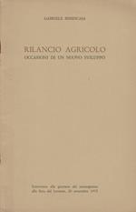 Rilancio agricolo