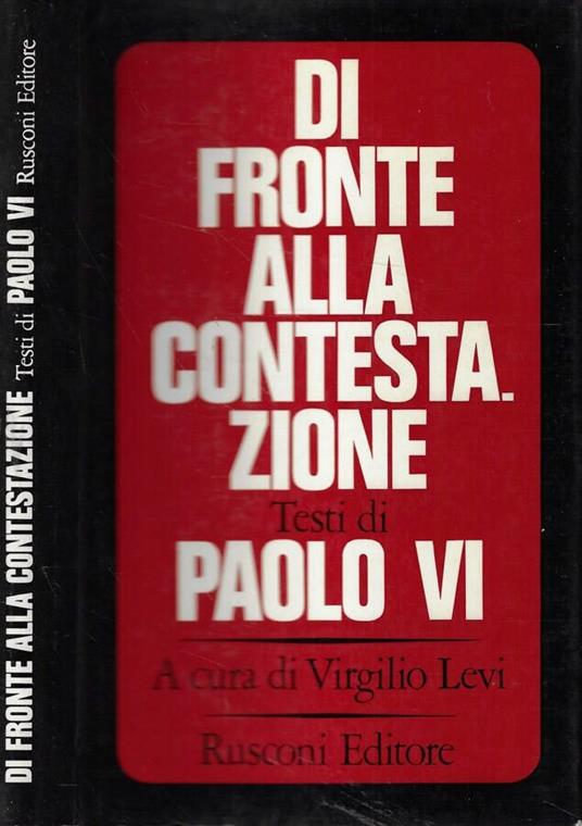 Di fronte alla contestazione - copertina