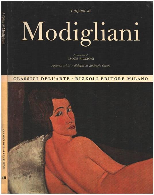 I Dipinti Del Modigliani - copertina