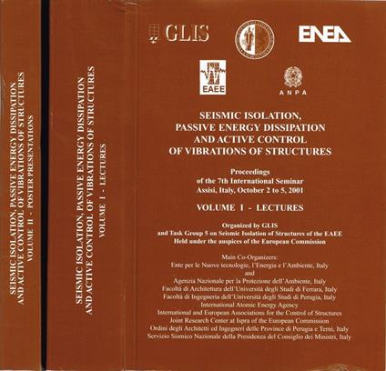 Seismic isolation, passive energy dissipation and active control of vibrations of structures - copertina