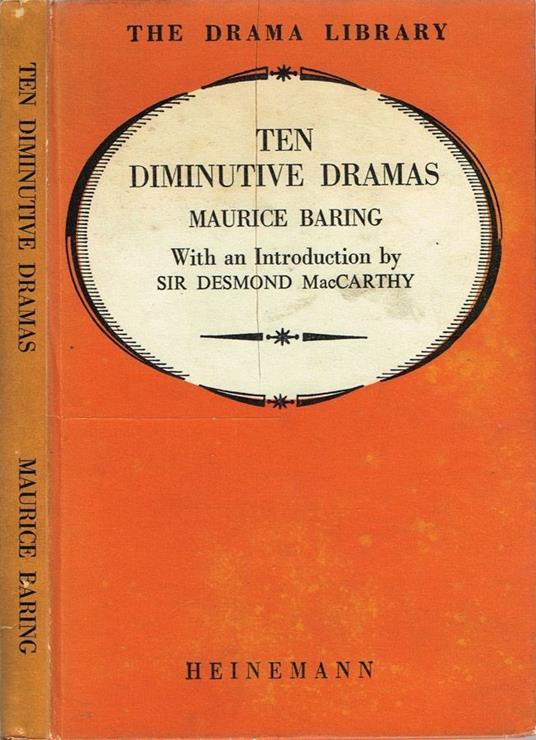 Ten diminutive dramas - Maurice Baring - copertina