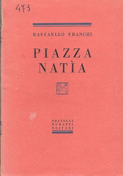 Piazza natia - Raffaello Franchi - copertina