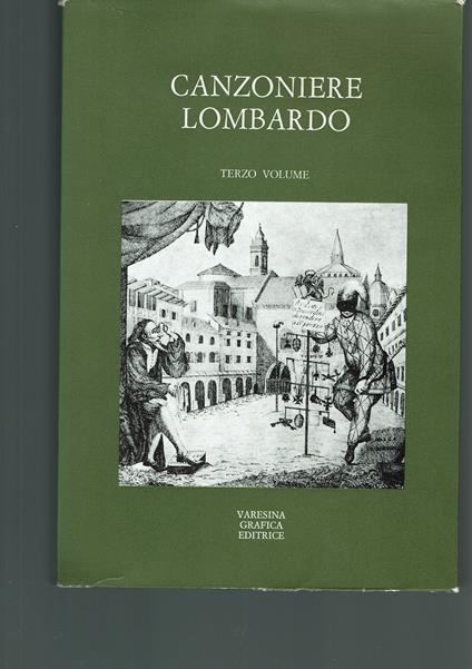 Canzoniere lombardo terzo volume - copertina