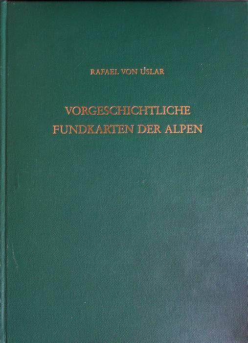 Vorgeschichtliche Fundkarten der Alpen - copertina