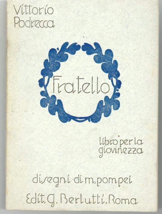 Fratello Libro Per La Giovinezza - copertina