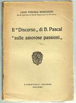 Il Discorso Di B. Pascal Sulle Amorose Passioni