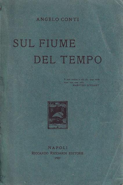 Sul Fiume del Tempo - Angelo Conti - copertina