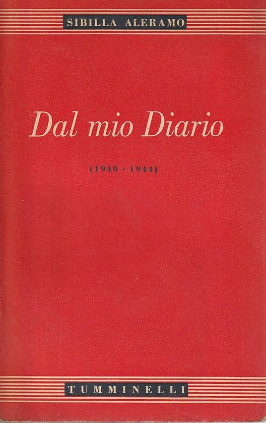 Dal mio Diario (1940-1944) - Sibilla Aleramo - copertina