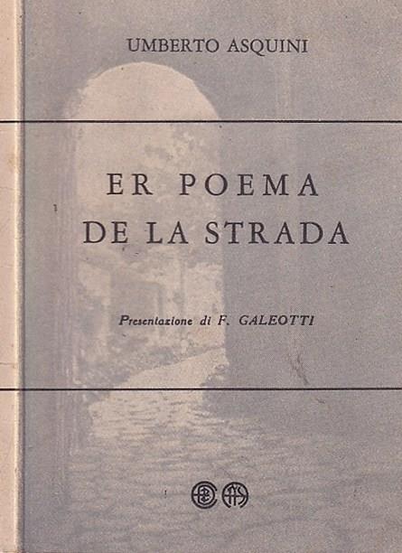 Er poema de la strada - Umberto Pasini - copertina