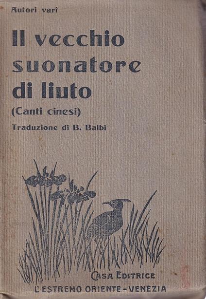 Il vecchio suonatore di liuto (Canti cinesi) - copertina