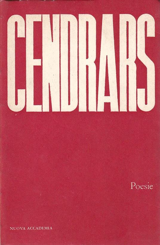 Poesie - Blaise Cendrars - copertina