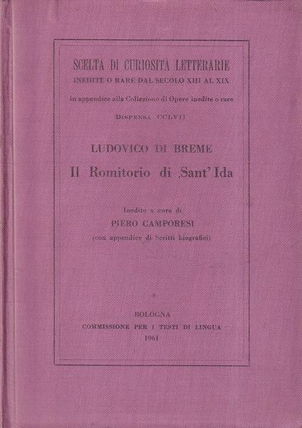 Il Romitorio di Sant'Ida - Ludovico Di Breme - copertina