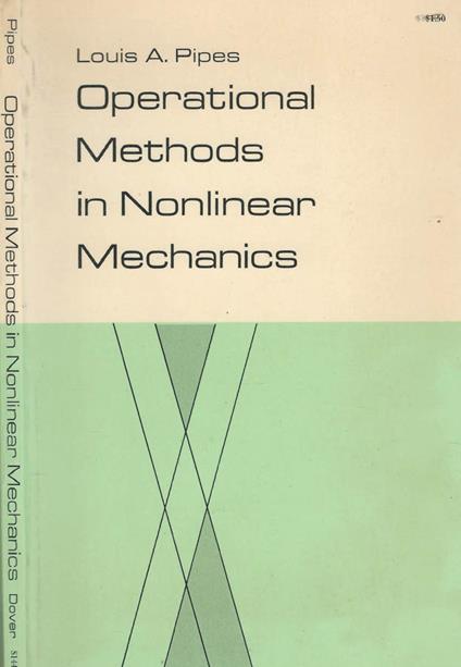 Operational Methods in Nonlinear Mechanics - copertina