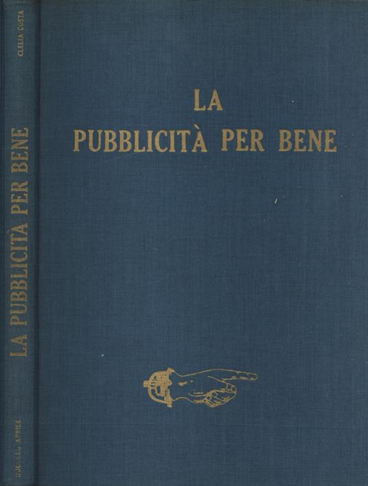 La pubblicità per bene - copertina