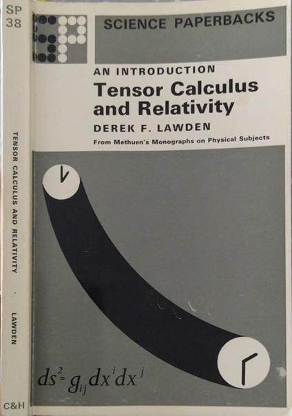 An introduction Tensor Calculus and Relativity - copertina