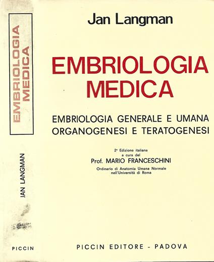 Embriologia Medica - copertina