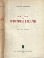 Elementi di Diritto Sindacale e del Lavoro