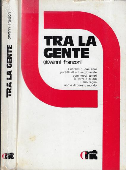 Tra la gente - Giovanni Franzoni - copertina