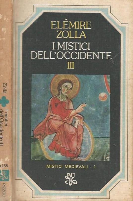 I Mistici Dell'Occidente - Elémire Zolla - copertina