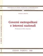 Governi metropolitani e interessi nazionali