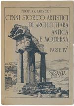 Cenni Storico-Artistici Di Architettura Antica E Moderna. Parte Iv: Arte Barocca E Rococo