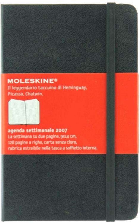 Agenda Settimanale Moleskine 2007 - copertina