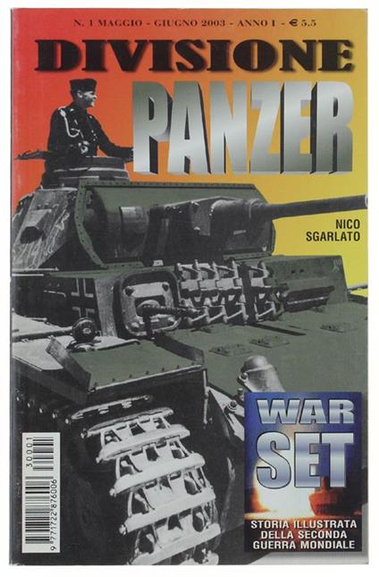 Divisione Panzer. War Set, Storia Illustrata Della Seconda Guerra Mondiale - N.1 - Nico Sgarlato - copertina