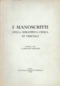 I manoscritti della Biblioteca Civica di Vercelli - Rosaldo Ordano - copertina