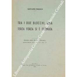 Tra i due blocchi, una terza forza si e formata - Giovanni Persico - copertina