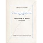 La giustizia costituzionale nel 1983. Conferenza stampa del Presidente Leopoldo Elia