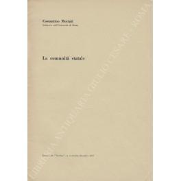 La comunità statale - copertina