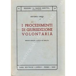 I procedimenti di giurisdizione volontaria - Antonio Viscomi - copertina