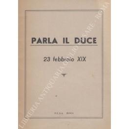 Parla il Duce. 23 febbraio XIX - copertina