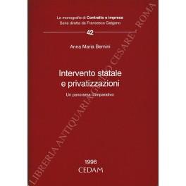 Intervento statale e privatizzazioni - Anna Maria Bencini - copertina