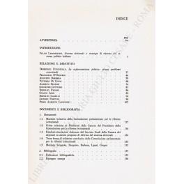 Seminario su: quale riforma della rappresentanza politica? Roma 17 gennaio 1984 - copertina