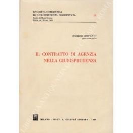 Il contratto di agenzia nella giurisprudenza - Enrico Rotondi - copertina