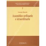 Assemblee ordinarie e straordinarie