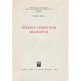 Senatus consultum Silanianum - Dalla Danilo - copertina